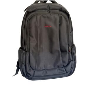 Tigernu Large Black Computer Backpack Water Resistant Padded Adjustable | EUC